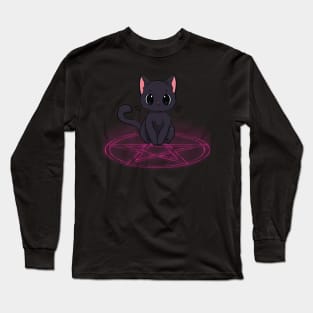 Demon kitty Long Sleeve T-Shirt